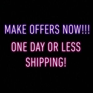 MAKE OFFERS NOW!! Accepting all reasonable offers!